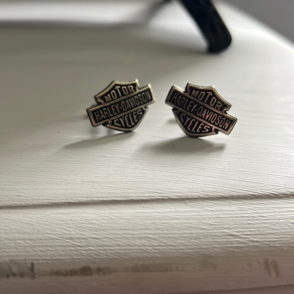 SOLD Harley Davidson cuff links